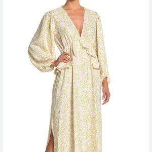 Topshop Ruffle Floral Print Spring Dress